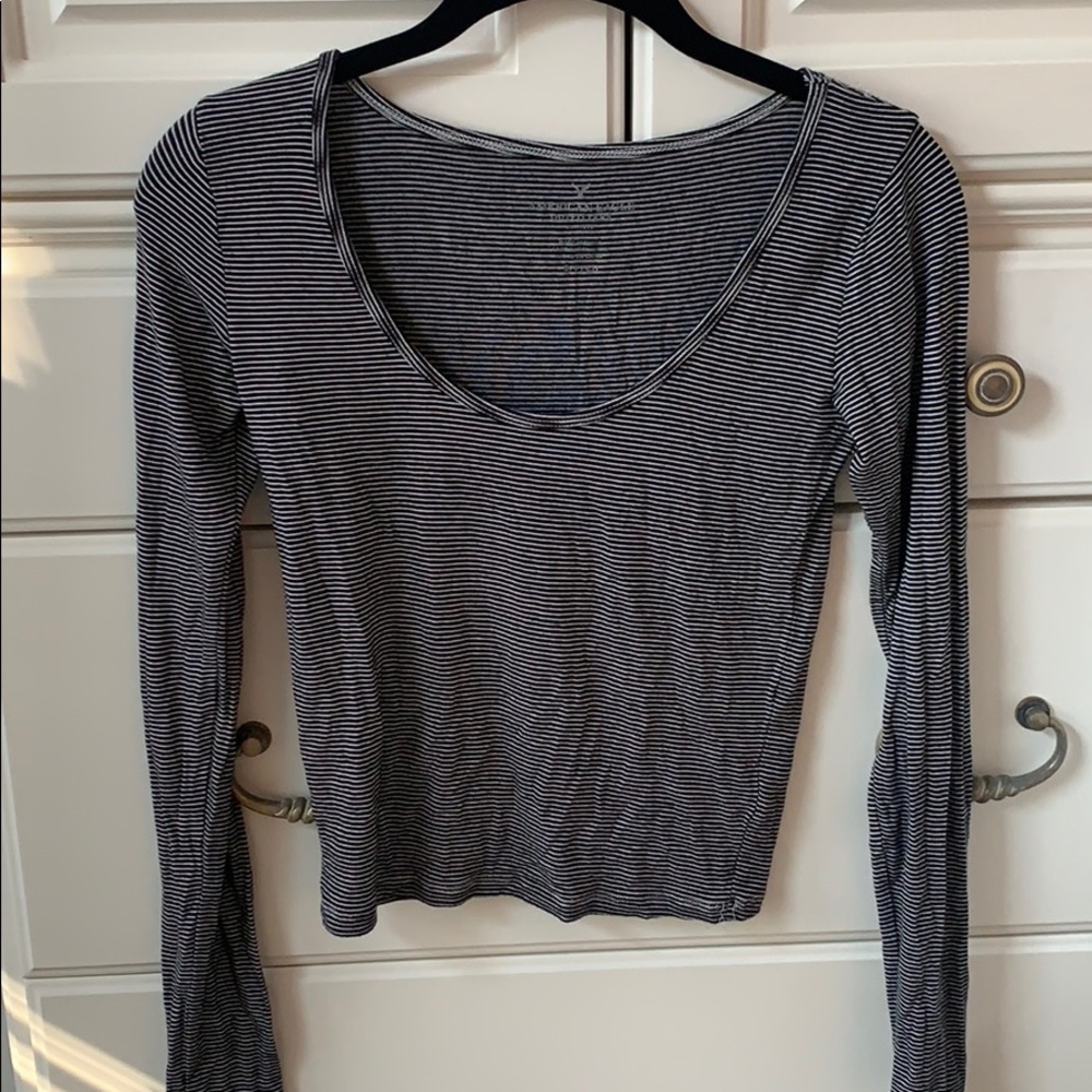 American eagle striped long sleeve